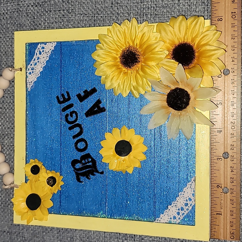 Snarky Sarcastic Funny Floral Wall Decor